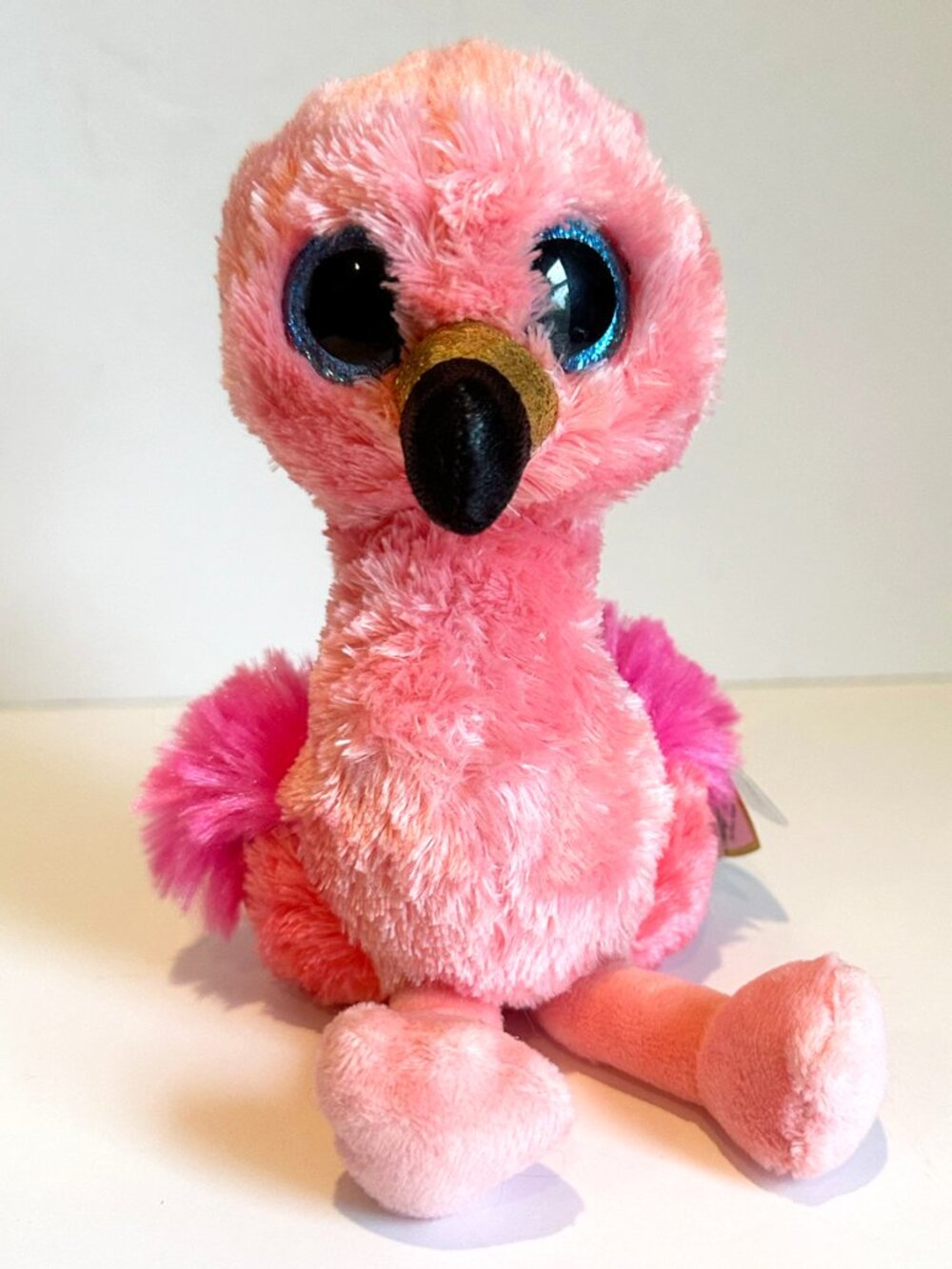 🦩 Ty Beanie Boos GILDA the Pink Flamingo Plush 6.25” with Tag 🦩